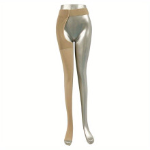 (Beige-Right Leg, L) 1pc 20-30mmHg Single Leg Compression Stockings, Secondary Pressure Care Stockings, Divided Both Left and Right Legs
