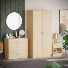 (Pine) Riano 3 Piece Bedroom Furniture Storage Set 1
