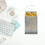 JAM PAPER Plastic Envelopes with Button & String Tie Closure - 6 1/4 x 9 1/4 - Smoke Grey - 3/Pack 5