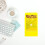 JAM PAPER Plastic Envelopes with Button & String Tie Closure - 6 1/4 x 9 1/4 - Yellow - 3/Pack 5