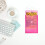 JAM PAPER Plastic Envelopes with Button & String Tie Closure - 6 1/4 x 9 1/4 - Fuchsia Pink - 3/Pack 5
