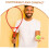 Pack of 6 Elastic Tennis Balls for  Training Light Green Rubber 5
