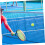 Pack of 6 Elastic Tennis Balls for  Training Light Green Rubber 3
