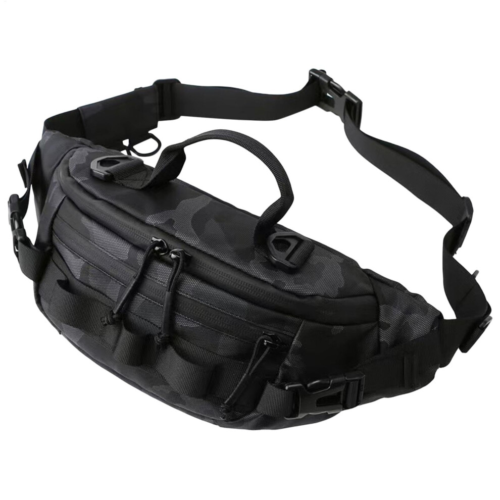 Fly Fishing Waist Bag, Adjustable Chest Bag with Waist Belt, Outdoor Accessories-image-OPC-PJ2HB6G-NEW