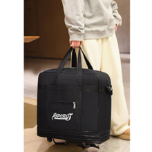 (62cm/24.41in) Wheel Extra Large Lightweight Luggage Trolley Suitcase Travel Bag Collapsible
