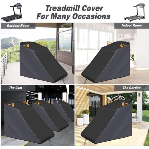 treadmill cover – weatherproof protective covers with reflective grip 2