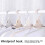 (10pcs, White) Foldable Travel Hanger One Click Quick Clothes Collection Clothes Drying Rack 4