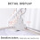 (10pcs, White) Foldable Travel Hanger One Click Quick Clothes Collection Clothes Drying Rack 3