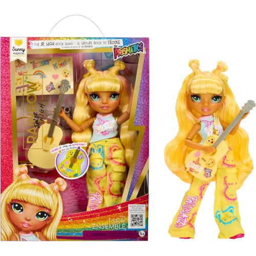 Dolls di moda della band rock Rainbow High Jr High - Sunny
