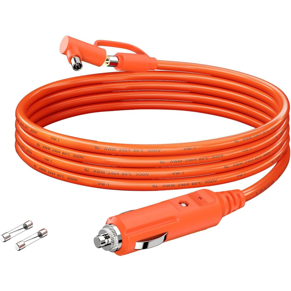 12V-24V Car Charger Dc7909/Dc8020 Cigarette Lighter Charging Cable 763559353743