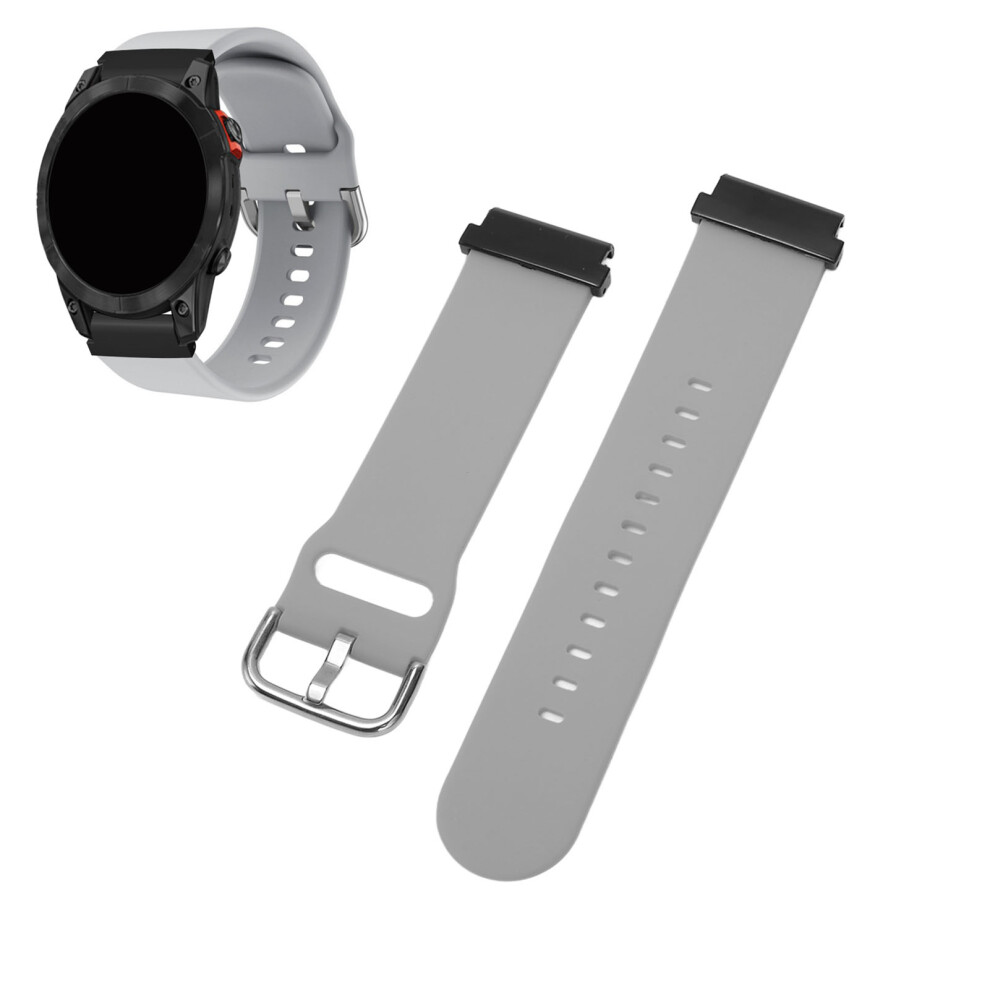 20mm Grey Silicone Quick Release Watch Band for 7S-image-OPC-PJ2HH2G-NEW