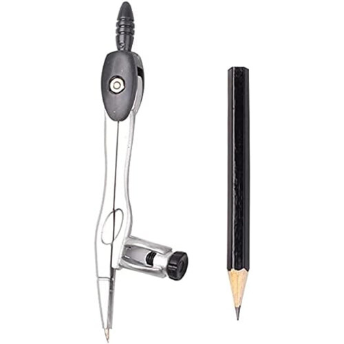 Quick Adjusting Compass, Exact and Precise, Compass Geometry Compass, Drawing, Metal Compass, Geometry 2