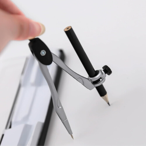 Quick Adjusting Compass, Exact and Precise, Compass Geometry Compass, Drawing, Metal Compass, Geometry 1