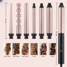 6 in 1 Hair Waver Iron, Automatic Temperature Hair Care Hair Curler