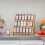 Orii 18 Jar Bamboo Compact Spice Organizer for Countertop and Kitchen Drawer Filled with Spices Program 5