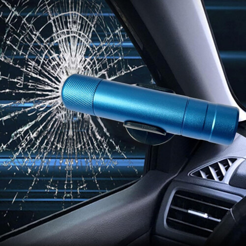 Safe Pro X Car Emergency Escape Tool, Automatic Window Hammer for Land and Underwater Black 1