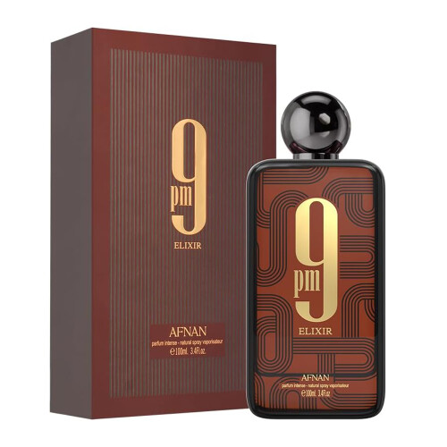Afnan 9 PM Elixir Extrait de Parfum Unisex 100ml Perfume Spray Scent Fragrance 1