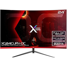 24 Inch Gaming Monitor Curved R1500 1080p 200Hz 1ms VA G-Sync FreeSync HDMI, Display Port