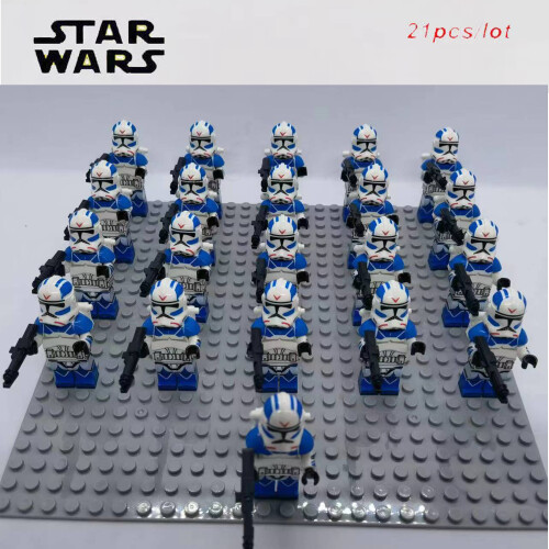 (ARC Trooper Colt) 21PCS Star Wars Clone Trooper Corps Captain Commander Minifigures Fit Lego