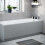 NES Home Nes Home Matt Grey 1800mm Water Proof Durable PVC Front Bath Panel 15mm Thick 2