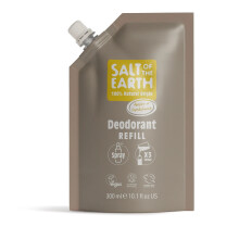 Salt of the Earth Deodorant Spray Refill Pouch Amber Sandalwood 300ml
