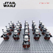 (ARC Trooper Colt) 21PCS Star Wars Clone Trooper Corps Captain Commander Minifigures Fit Lego