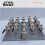 (Clone Trooper) 21PCS Star Wars Clone Trooper Corps Captain Commander Minifigures Fit Lego 1