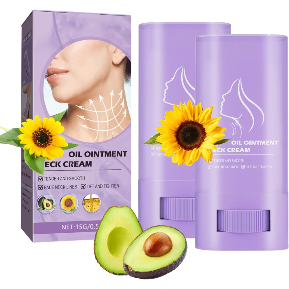 Gogerstar Cream 2Pcs Samuwak Neck Care Stick,Firming & Lifting Neck Oil-Nourishing Firming Stick For Sagging Skin, Neck Tightening Moisturizer Skin Care