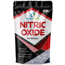 Nitric Oxide LArginine 100 Pre Workout Supports Athletic Performance and Muscle Building 120 Capsules