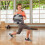 JFIT Wall Ball, 10 LB, Grigio/Nero 5