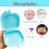 Orthodontic Retainer Case with Vent Holes - Light Blue 5