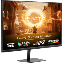 24 Inch Gaming Monitor, FHD 1080P@180Hz (OC 190Hz) Monior with Fast IPS Panel
