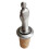 (Add a Gift Pouch) Count Dracula Vampire Pewter Bottle Stopper 3