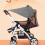 Universal Baby Stroller Awning Canopy UV Rainproof Gray 5