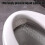 Toilet Seat Splash Guard with Suction Cup, Reusable for All 3