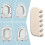 Toilet Seat Splash Guard with Suction Cup, Reusable for All 5