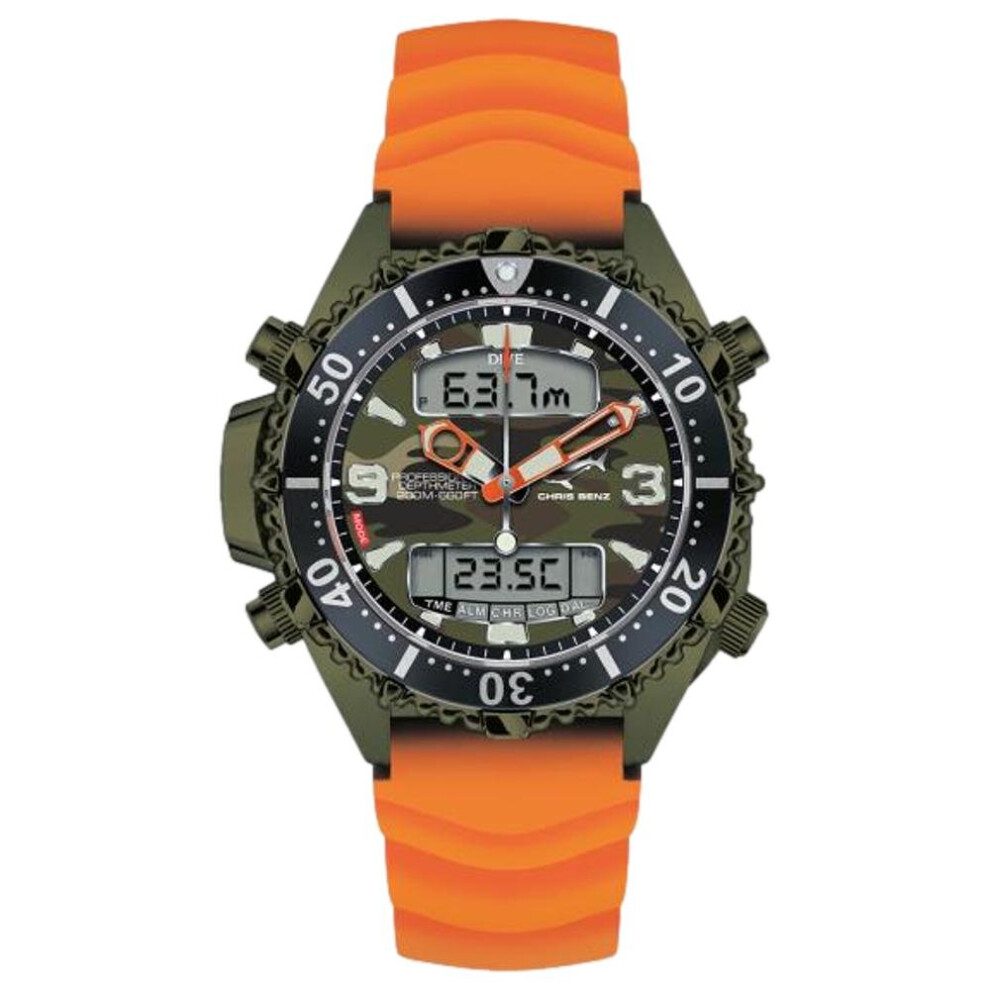 Chris Benz - CB-D200X-C-KBO - Diver watch - Unisex - Quartz