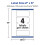 Avery Matte White Rectangle Labels with Sure Feed  2"""" x 5""""  400 Matte White Printable Labels 5