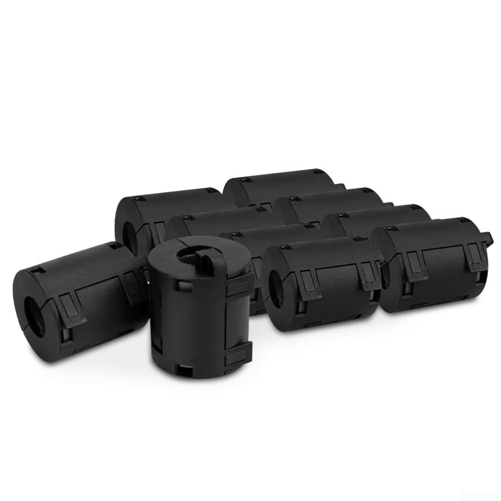 Ferrite Ring Cores Pack Of 10 Ferrite Ring Black Ferrite Ring 13 Mm Noise Reduction Cable Clamp For Usb Headphones Cable (Ui650) 6276012970363