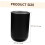 Stainless Steel Toothpaste Holder Bathroom Cup Black X 3 Pieces 12X8CM 2