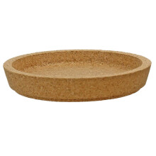 Pack of 5 Round Insulated Cork Coasters, Heat Resistant for Home, Cafe, Office