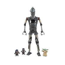 STAR WARS The Black Series IG-12 & Grogu The Mandalorian Deluxe verzamelbare 6-inch actiefiguur, 2-pack