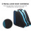 Ice Skate Storage Bag,,,, Adjustable, Blue 4