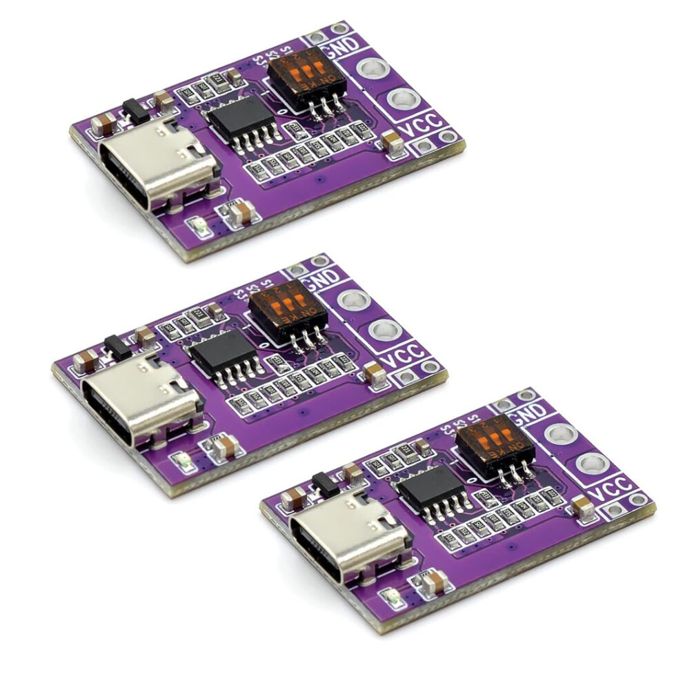3Pcs Pd/Qc/Afc Quick Charge Decoy Trigger Board Usb C Support 5V 9V 12V 15V 20V Fixed Voltage Output 6276012971346