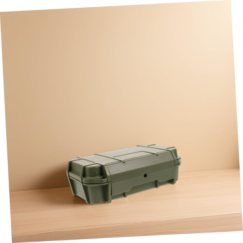 waterproof box survival storage case small waterproof housing waterproof container small protective cover olive green plastic 2