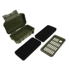 waterproof box survival storage case small waterproof housing waterproof container small protective cover olive green plastic