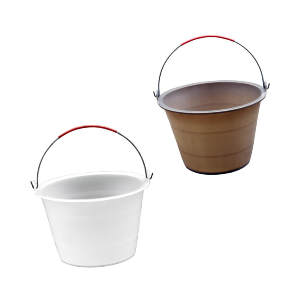 Thickened Sludge Bucket Carries Cement Bucket Large Storage Bucket For Construction Site Plastic Brown 6276012971407