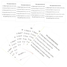 1 set tent repair subsidy inflatable repair kit tent repair tape outdoor clear inflatable repair kit inflatable repair patches patches for 10 pieces