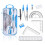 Geometry Suit, Geometry Set 10 Pieces with Compass, School Compass, Protractor, Set Square, Pencil, Eraser  Blue 1