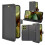 (Black) For Motorola G56 Case Wallet Flip PU Leather Cover 3